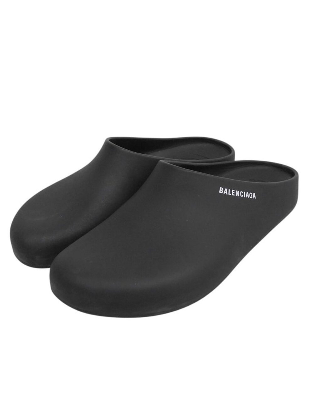 Balenciaga Pool Closed Slide Sandals Shoes Black 8